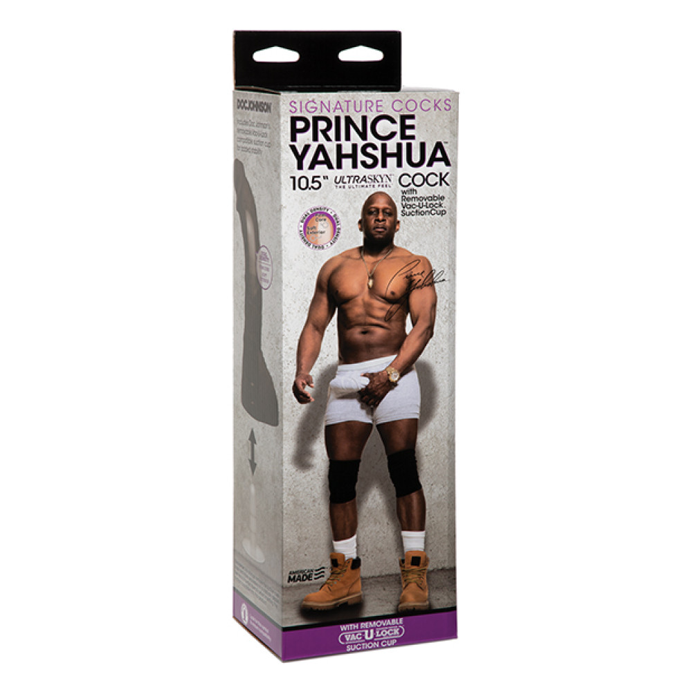 Prince Yahshua Ultraskyn 10.5" Cock  - Chocolate