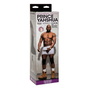 Prince Yahshua Ultraskyn 10.5" Cock  - Chocolate