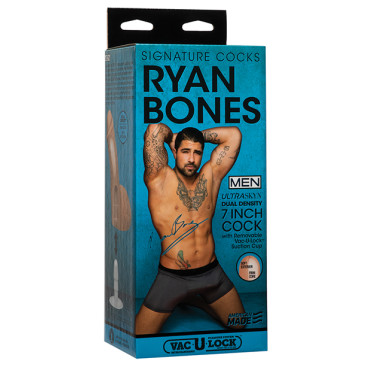 Signature Cocks ULTRASKYN 7" Cock w/Removeable Vac-U-Lock Suction Cup - Ryan Bones