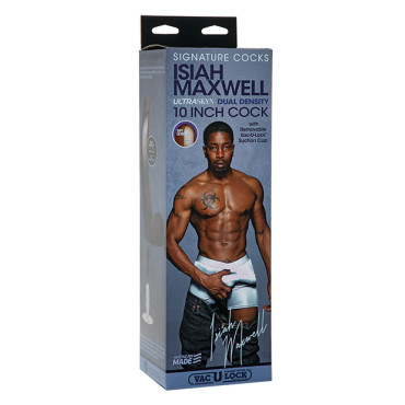 Signature Cocks ULTRASKYN 10" Cock w/Removable Vac-U-Lock Suction Cup - Isiah Maxwell