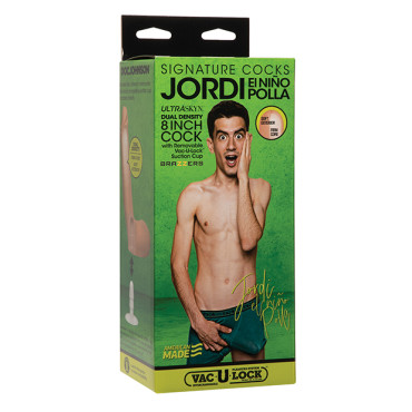 Signature Cocks ULTRASKYN 8" Cock w/Removable Vac-U-Lock Suction Cup - Jordi El Nino Polla
