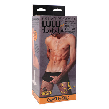 Signature Cocks ULTRASKYN 8" Cock  w/removable Vac-U-Lock Suction Cup - Lulu of Leolulu