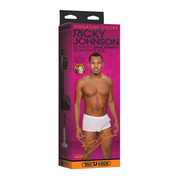 Signature Cocks ULTRASKYN 10" Cock w/Removable Vac-U-Lock Suction Cup - Ricky Johnson