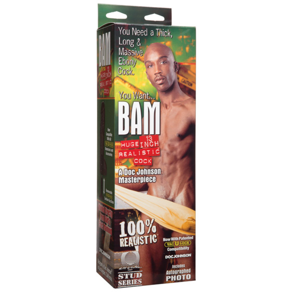 Bam Realistic Cock - Brown