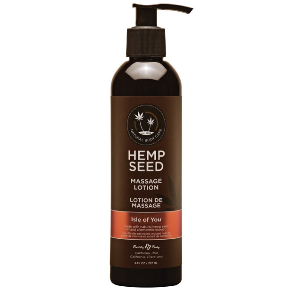 Earthly Body Hemp Seed Massage Lotion - 8 oz Isle of You