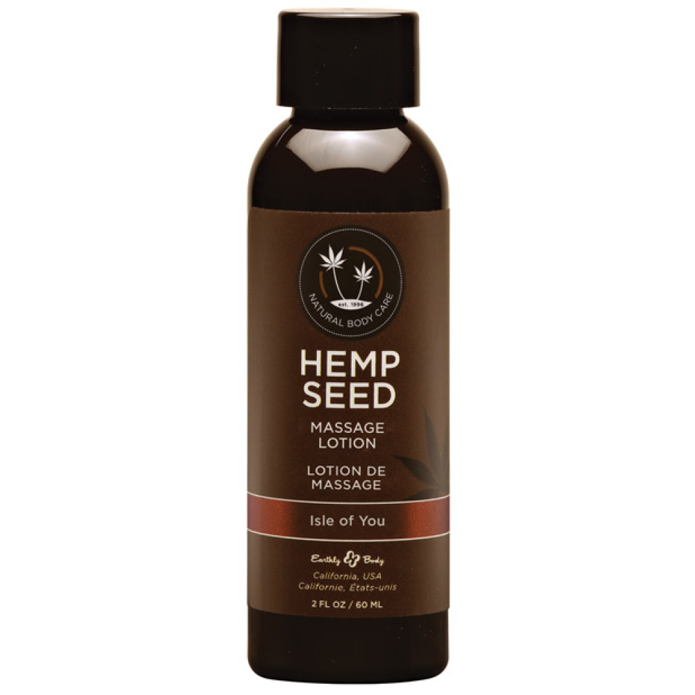 Earthly Body Hemp Seed Massage Lotion - 2 oz Isle of You