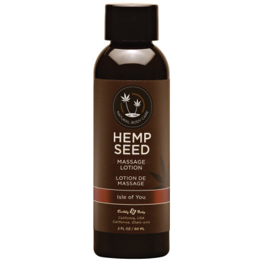 Earthly Body Hemp Seed Massage Lotion - 2 oz Isle of You