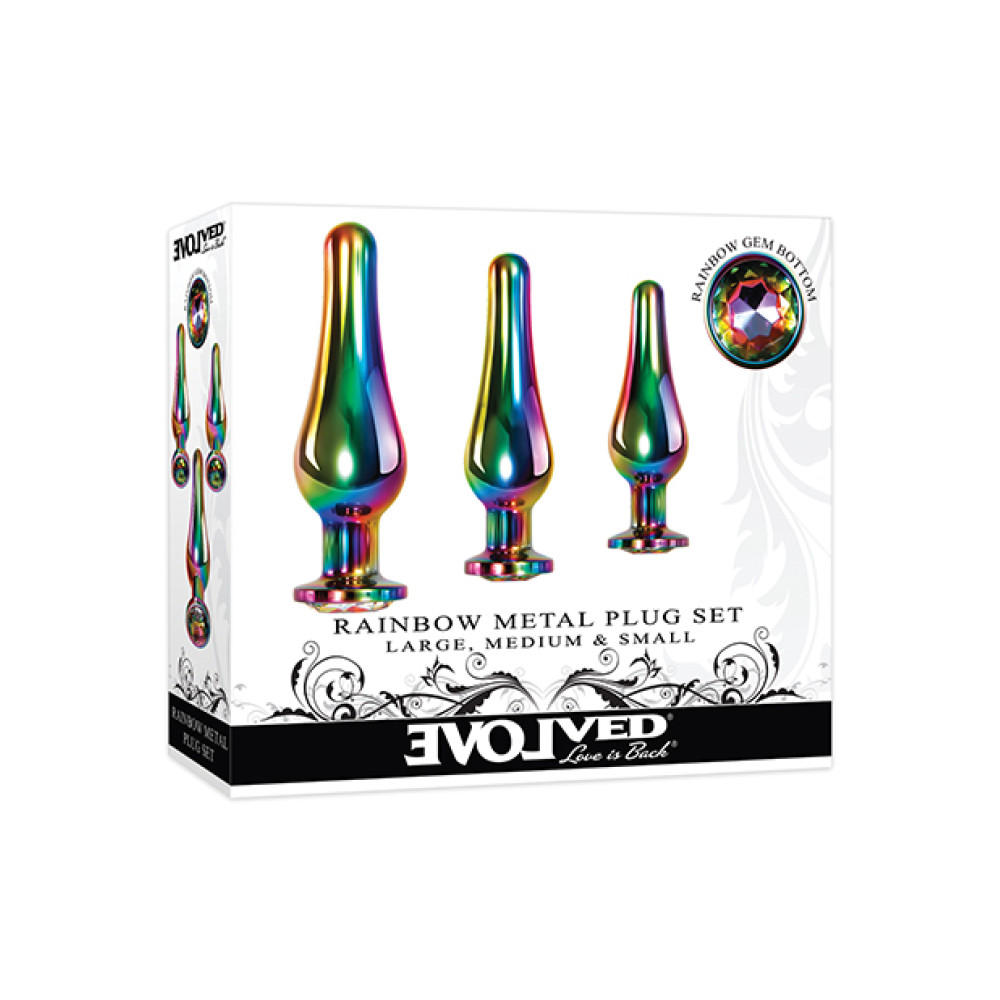 Evolved Rainbow Metal Plug set