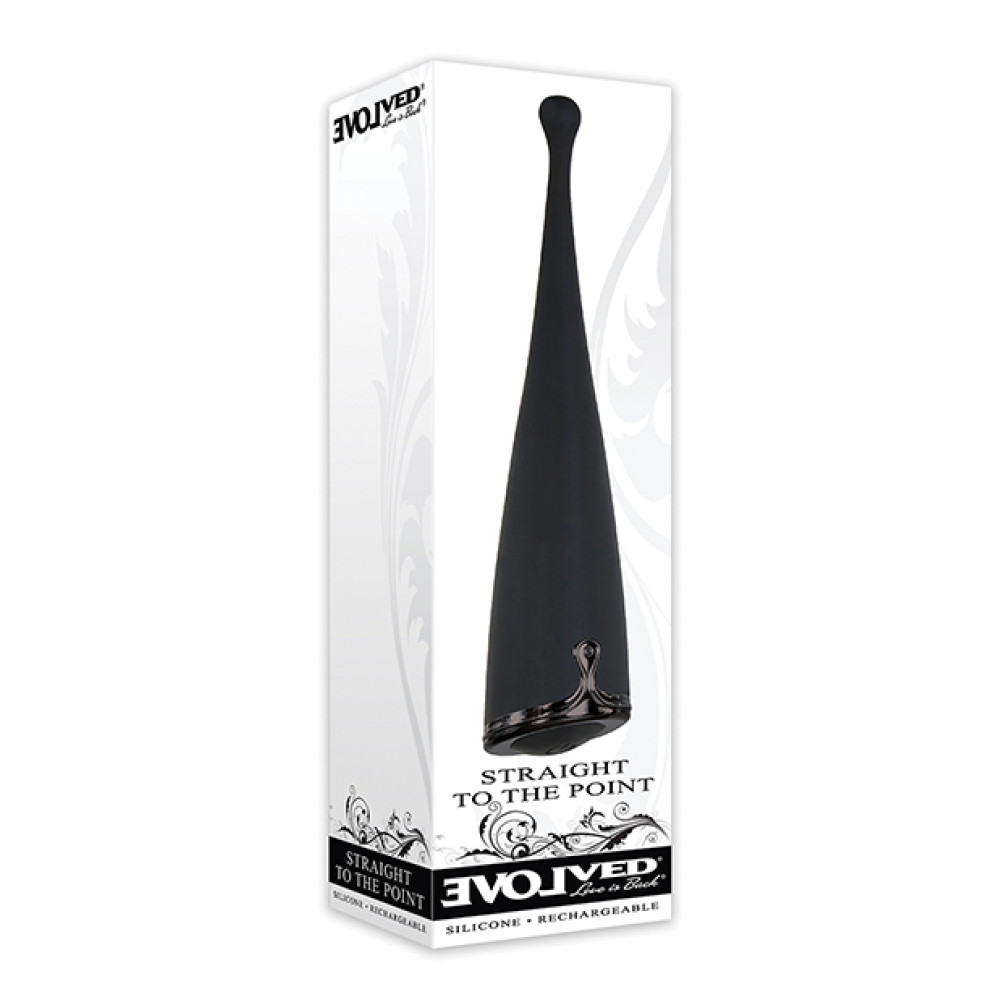 Evolved Straight to the Point Vibrator - Black
