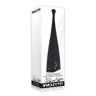 Evolved Straight to the Point Vibrator - Black
