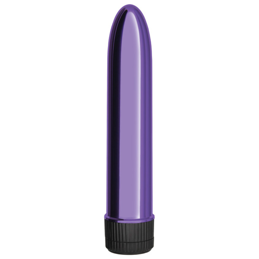 Erotic Toy Company Chrome Classics  5" Vibe - Purple