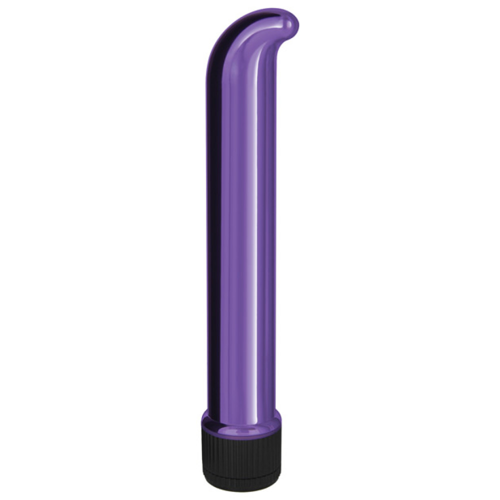 Erotic Toy Company Chrome Classics 7" G Spot Vibe - Purple