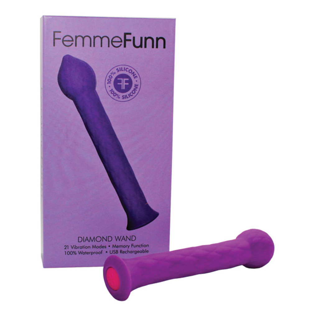 Femme Funn Diamond Wand - Purple