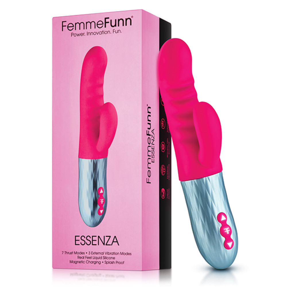 Femme Funn Essenza Thrusting Rabbit - Pink