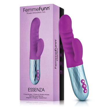Femme Funn Essenza Thrusting Rabbit - Purple