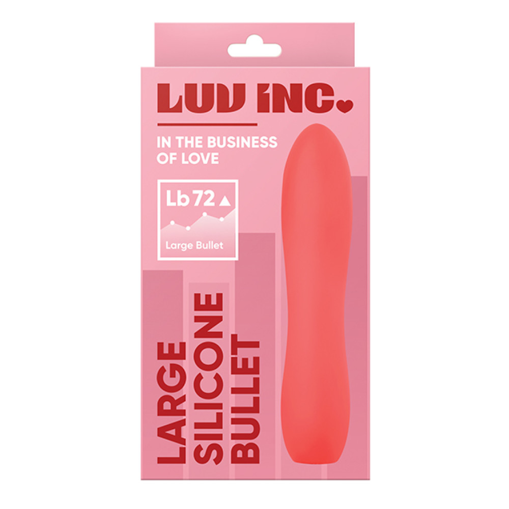 Luv Inc. Large Silicone Bullet - Coral