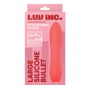 Luv Inc. Large Silicone Bullet - Coral