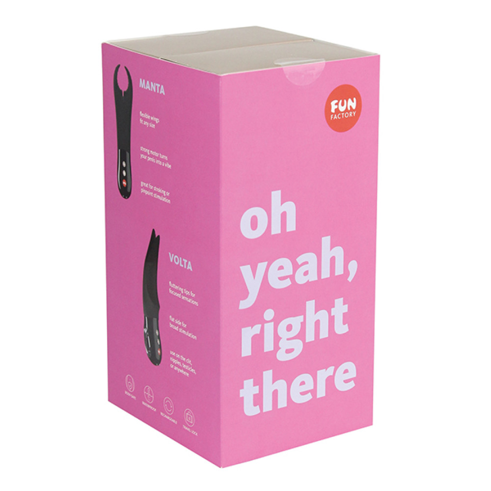 Fun Factory Paired for Pleasure Oh Yeah Right There 2 Pc Kit - Black Fun Factory Paired for Pleasure Oh Yeah Right There 2 Pc Kit - Black