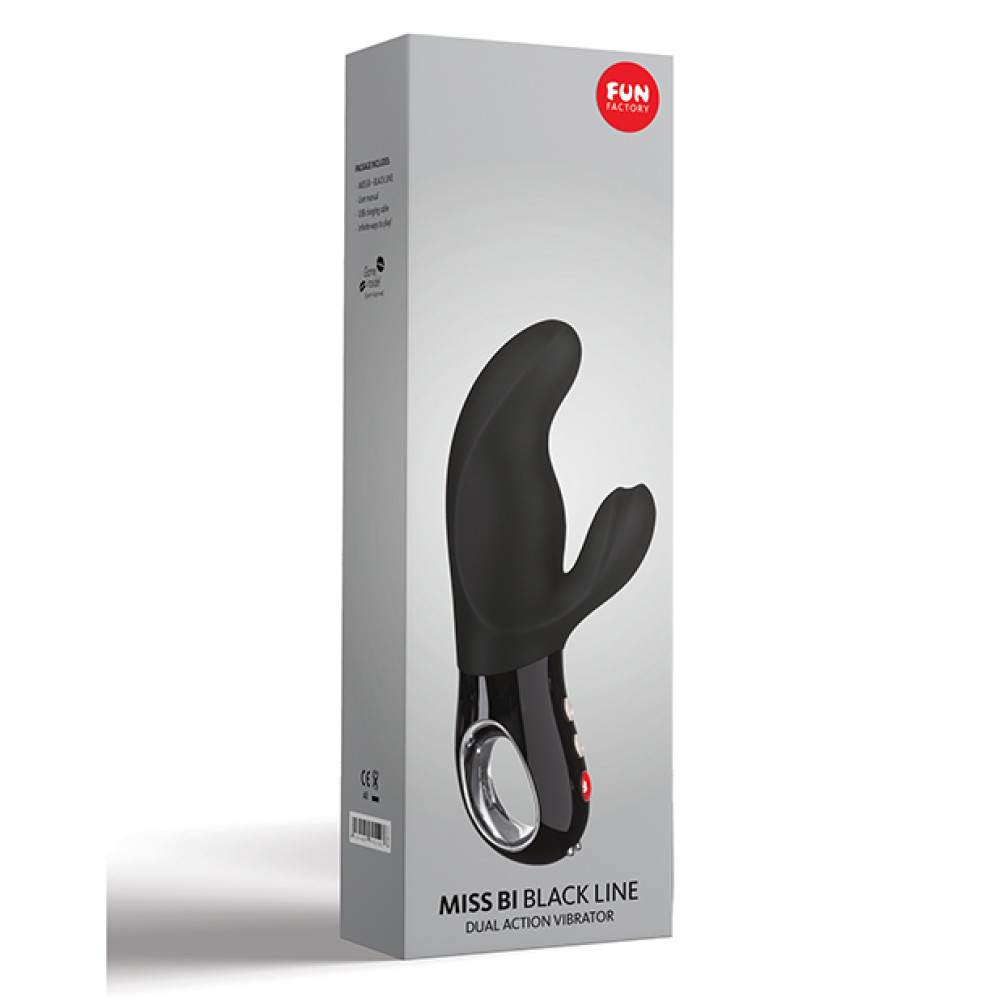 Fun Factory Black Line Miss Bi - Black