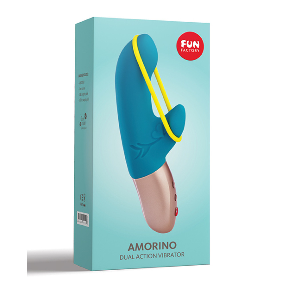 Fun Factory Amorino Bi Minis Rabbit - Petrol