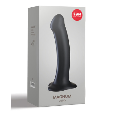 Fun Factory Magnum 7" Silicone Dildo - Black