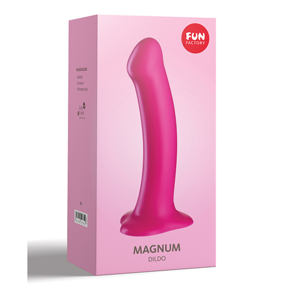 Fun Factory Magnum 7" Silicone Dildo - Blackberry