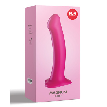 Fun Factory Magnum 7" Silicone Dildo - Blackberry