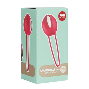 Fun Factory Smartballs Uno - White/India Red