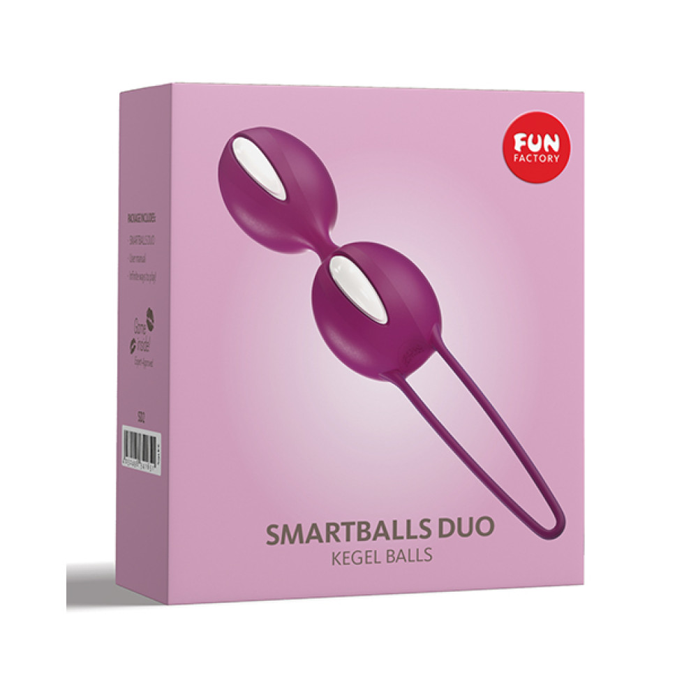 Fun Factory Smartballs Duo - White/Grape
