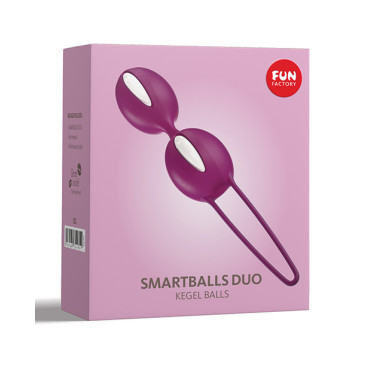 Fun Factory Smartballs Duo - White/Grape