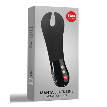 Fun Factory Black Line Manta Man Tool - Black