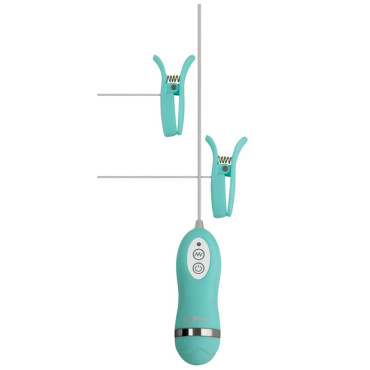 GigaLuv Vibro Clamps - 10 Functions Tiffany Blue