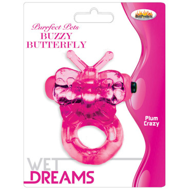 Wet Dreams Purrfect Pet Buzzy Butterfly - Magenta