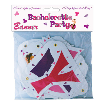 Bachelorette Party Letter Banner