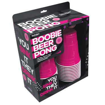 Boobie Beer Pong w/Cups & Boobie Balls