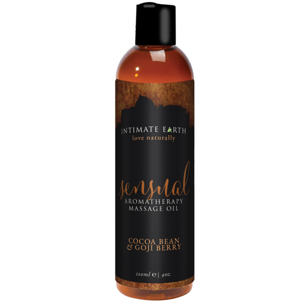 Intimate Earth Sensual Massage Oil - 120 ml Cocoa Bean & Gogi Berry Intimate Earth Sensual Massage Oil - 120 ml Cocoa Bean & Gogi Berry