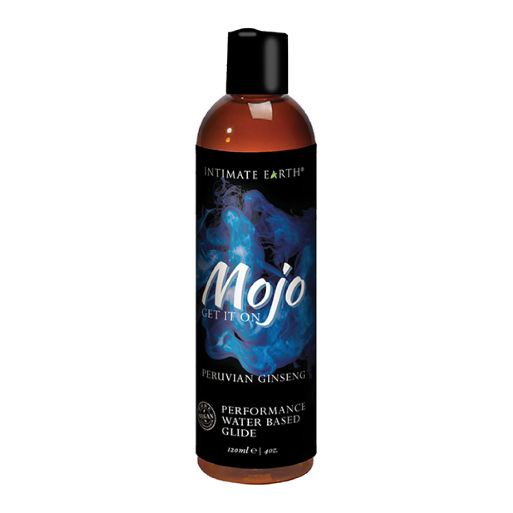 Intimate Earth Mojo Water Based Performance Glide - 4 oz Peruvian Ginseng Intimate Earth Mojo Water Based Performance Glide - 4 oz Peruvian Ginseng