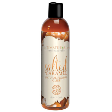 Intimate Earth Natural Flavors Glide - 60 ml Salted Caramel