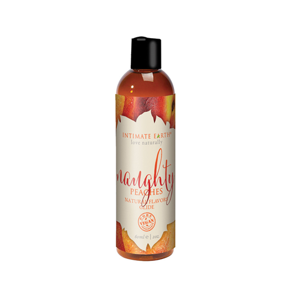 Intimate Earth Natural Flavors Glide - 60 ml Naughty Peaches