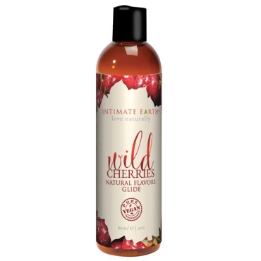 Intimate Earth Natural Flavors Glide - 60 ml Wild Cherries