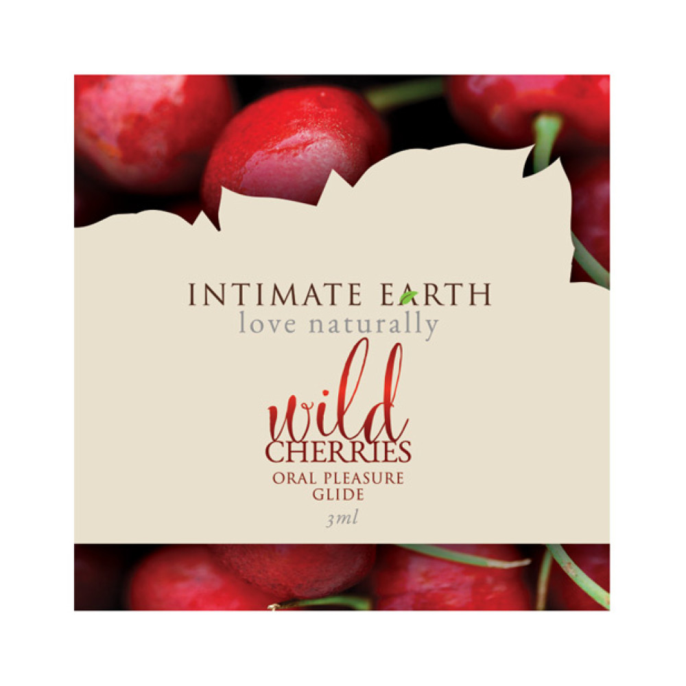 Intimate Earth Lubricant Foil - 3 ml Wild Cherries
