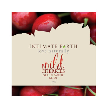 Intimate Earth Lubricant Foil - 3 ml Wild Cherries