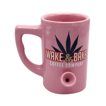 Wake & Bake Coffee Mug - 10 oz Pink