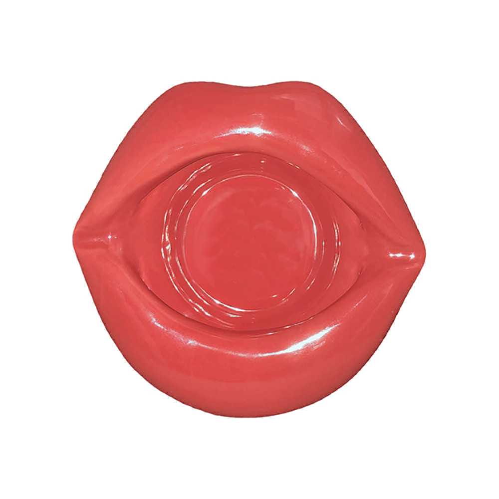 Lips Ashtray - Red