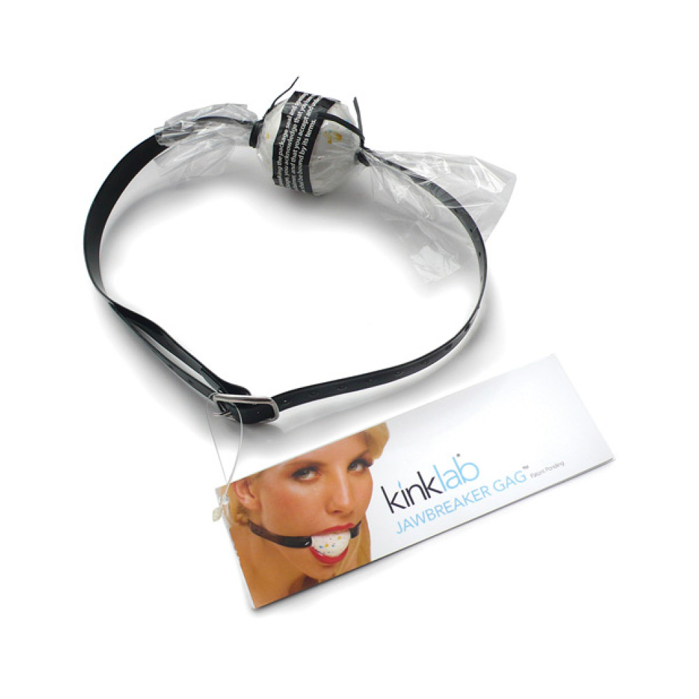 KinkLab Jawbreaker Ball Gag - Black