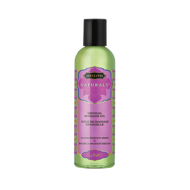 Kama Sutra Naturals Massage Oil - 2 oz Island Passion Berry