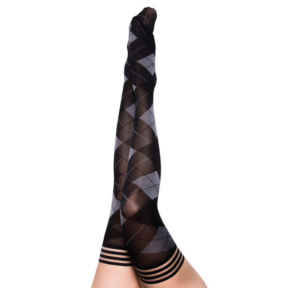 Kix'ies Kimmie Argyle Thigh High Argyle C