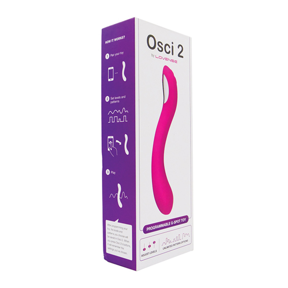 Lovense Osci 2 Oscillating G Spot Vibrator - Pink