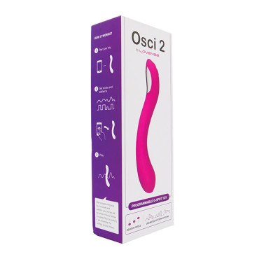 Lovense Osci 2 Oscillating G Spot Vibrator - Pink