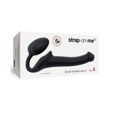 Strap On Me Silicone Bendable Strapless Strap On Small - Black